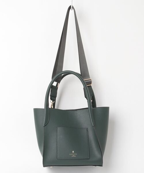 「LANVIN en Bleu」 2WAYバッグ - グリーン レディース