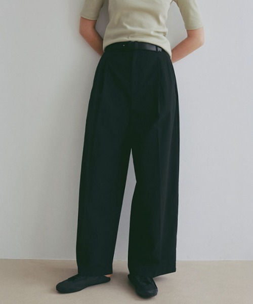 ETRE TOKYO（エトレトウキョウ） ワイドパンツ パンツ リネンライク