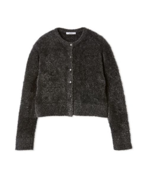 「Mila Owen」 ニットカーディガン ONE SIZE ブラック レディースの画像