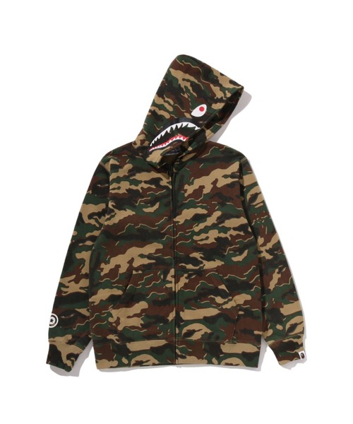 パーカー GLITCH WOODLAND CAMO SHARK ZIP HOODIE キッズ 子供服 男の子 女の子の画像