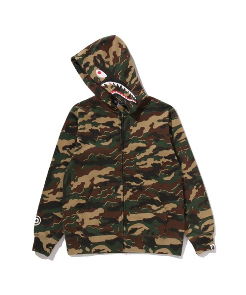 パーカー GLITCH WOODLAND CAMO SHARK ZIP HOODIE キッズ 子供服 男の子 女の子の画像
