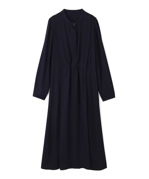 「human woman」 長袖ワンピース MEDIUM ネイビー レディース_画像2
