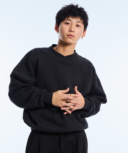 THE BOLDMAN スウェットカットソー LARGE ブラック メンズ : ZOZOTOWN 