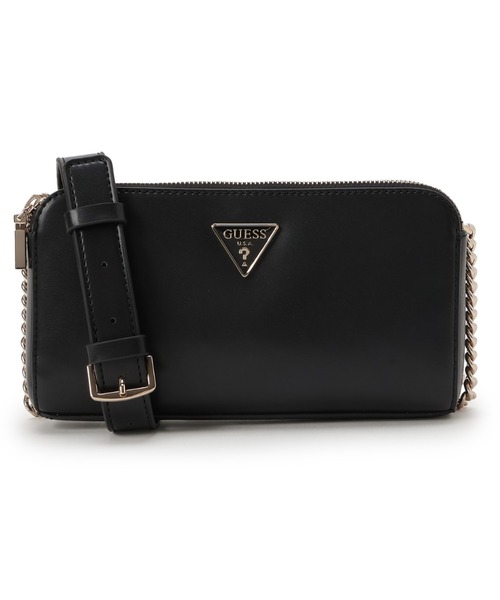 Guess ショルダーバッグ 黒 GUESS - レディース ショルダーバッグの 