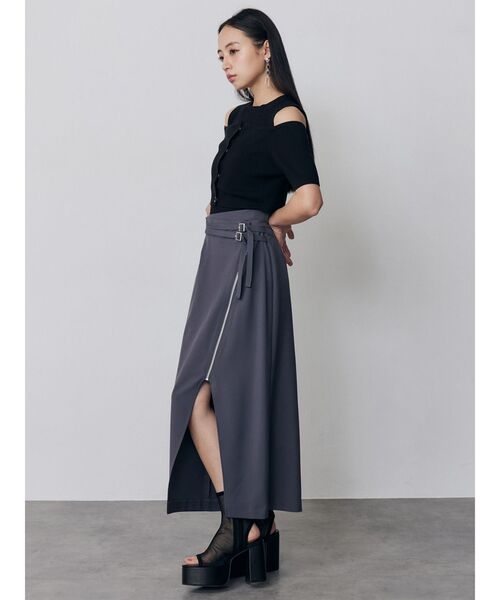 MURUA（ムルーア） 厚底 サンダル 夏 メッシュシアーブーツサンダル