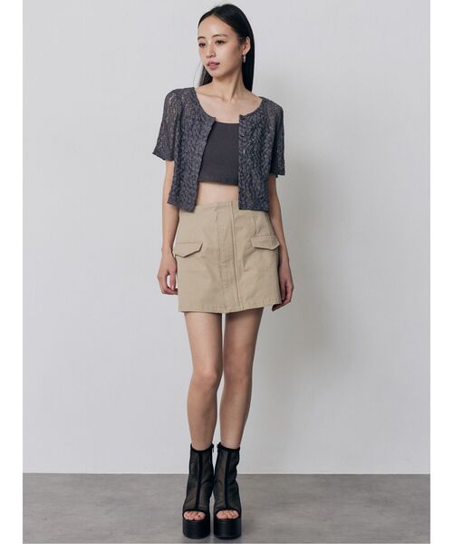 MURUA（ムルーア） 厚底 サンダル 夏 メッシュシアーブーツサンダル