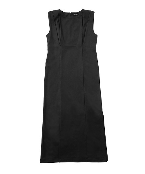 「anuans」 ノースリーブワンピース MEDIUM ホワイト レディース_画像3