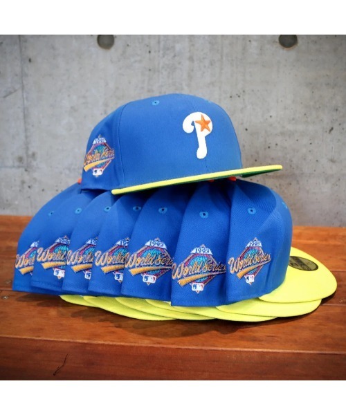 NEW ERA フィラデルフィア・フィリーズ キャップ 7 5/8ブルー NEW ERA（ニューエラ） キャップ 帽子 メンズ ニューエラ「NEW ERA