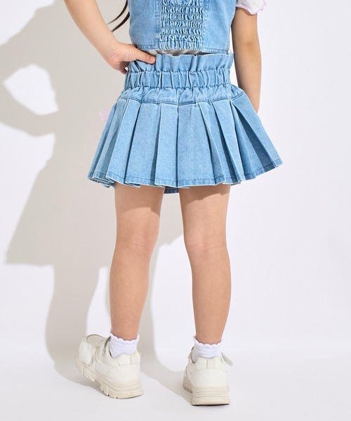 ANAP kids（アナップキッズ） スカート リボンチャーム付 フェイク