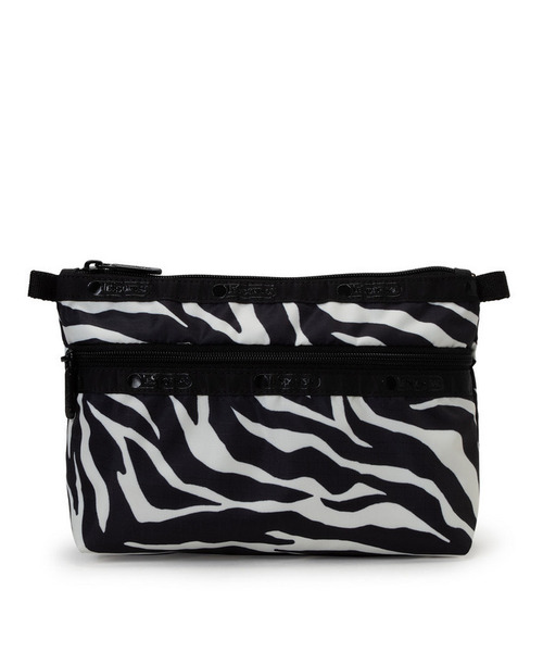 レスポートサックパッキングポーチゼブラ柄 LeSportsac（レスポートサック） ポーチ COSMETIC CLUTCH クリーム