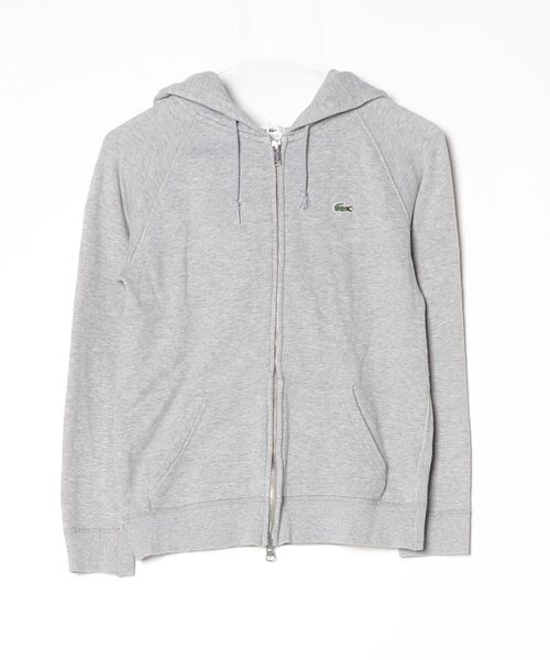LACOSTE（ラコステ） ジップアップパーカー 34 グレー レディース