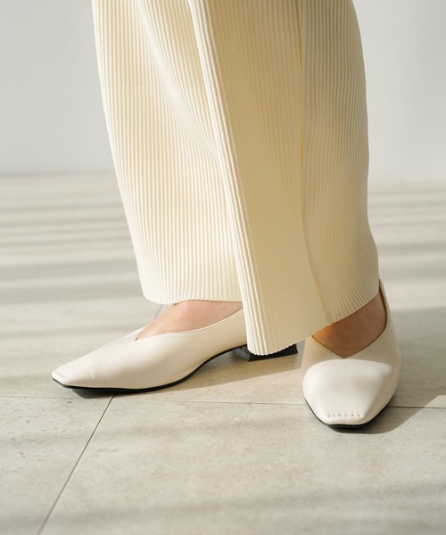 「rectangle」 フラットパンプス SMALL ブラック レディース_画像7