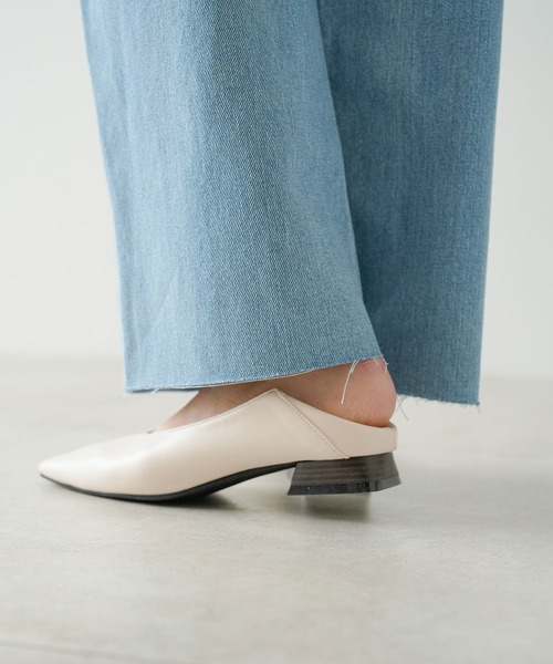 「rectangle」 フラットパンプス SMALL ブラック レディース_画像8