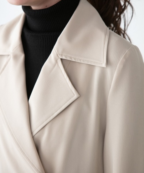 「M.deux」 長袖ワンピース MEDIUM ベージュ レディース_画像8