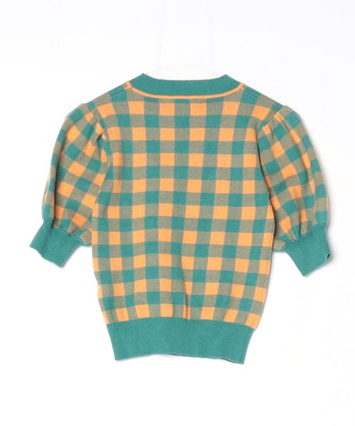 「31 Sons de mode」 半袖ニット 36 グリーン レディース_画像2