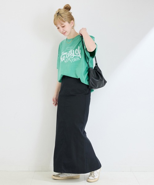 「B.C STOCK」 ロングスカート M ブラック レディース_画像3