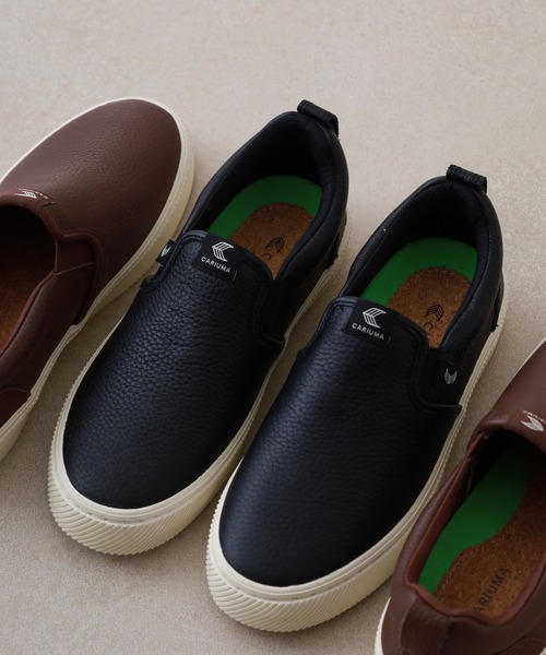 CARIUMA（カリウマ） スニーカー SLIP-ON Premium Leather Sneaker