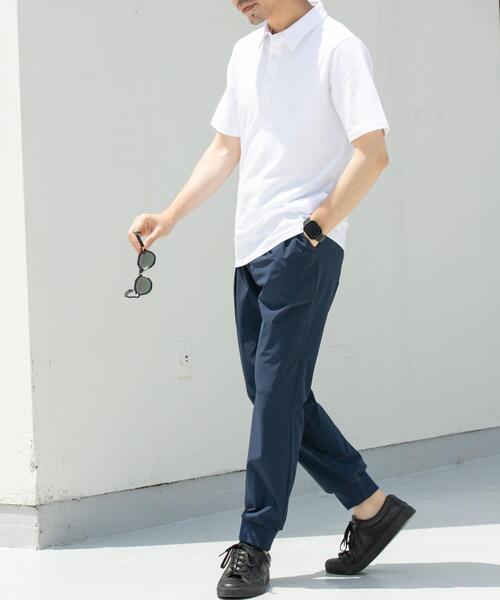 「URBAN RESEARCH ROSSO MEN」 半袖ポロシャツ LARGE ネイビー メンズ_画像5