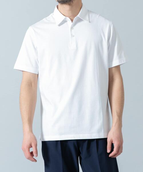 「URBAN RESEARCH ROSSO MEN」 半袖ポロシャツ LARGE ネイビー メンズ_画像7