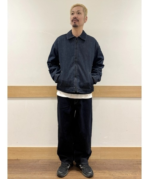「GAP」 デニムジャケット L インディゴブルー メンズ_画像8