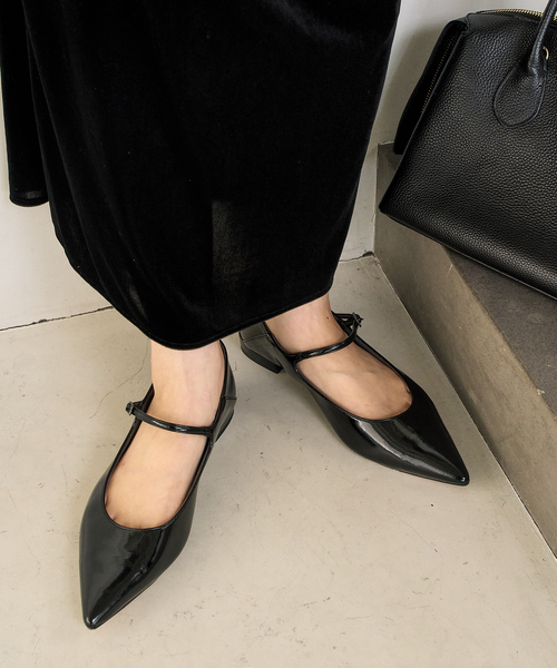 FLAT（フラット） シューズ 「追加」ポインテッドワンストラップ