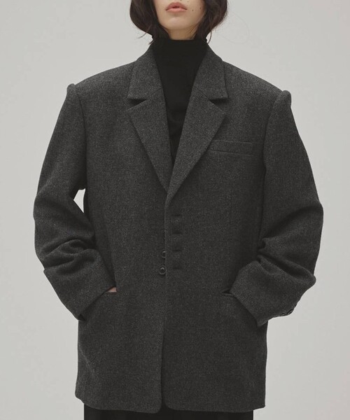 黒 テーラードジャケット Vネック　todayful トゥデイフル TODAYFUL トゥデイフル todayful ジャケット テーラードジャケット