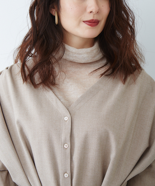 anana シャツブラウス qualite シャツ ブラウス anana フロントタックシャツブラウス