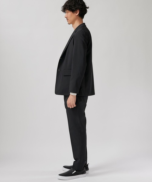 美品✨Soe ソーイ/リバーシブル　テーラードジャケット Mサイズ　黒 soe（ソーイ）の「Side Slit Jacket（テーラードジャケット