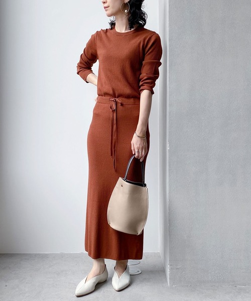 ワンピース Web限定 リブニットワンピース Zozotown Paypayモール店 通販 Paypayモール