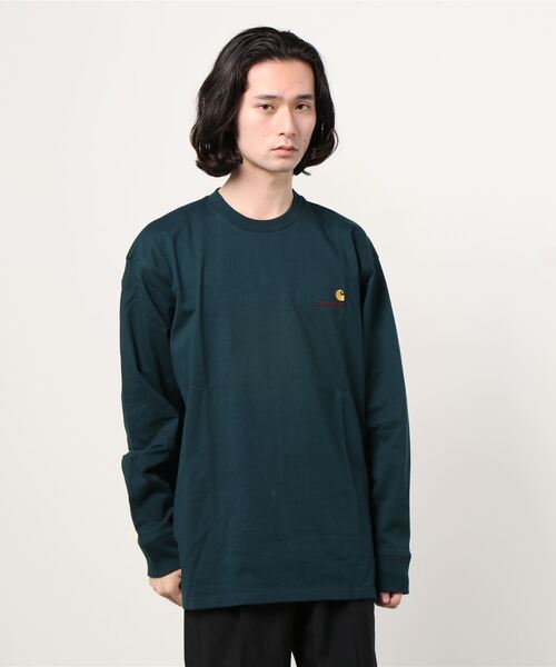 Carhartt WIP tシャツ Tシャツ L/S AMERICAN SCRIPT T-SHIRT