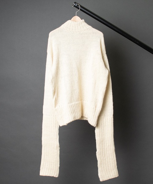 SEEALL ニット セーター 「 SEEALL / シーオール 」ROLL UP SLEEVE