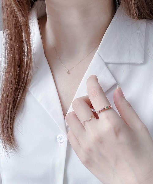 ESTELLE（エステール） ネックレス K10 イエローゴールド ダイヤモンド