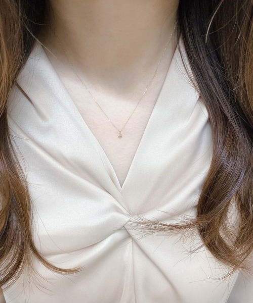 ESTELLE（エステール） ネックレス K10 イエローゴールド ダイヤモンド