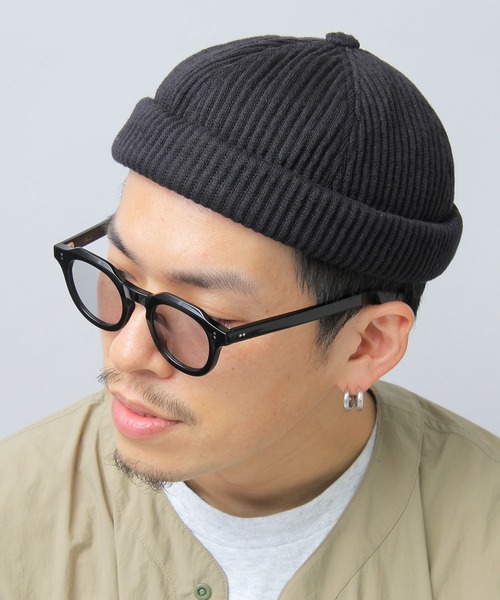 キャピタル ハンドニット フィッシャーマンキャップ 赤系 ニット帽 ビーニー UNISEX】ハンドメイド フィッシャーマン ニットキャップ / J.PRESS