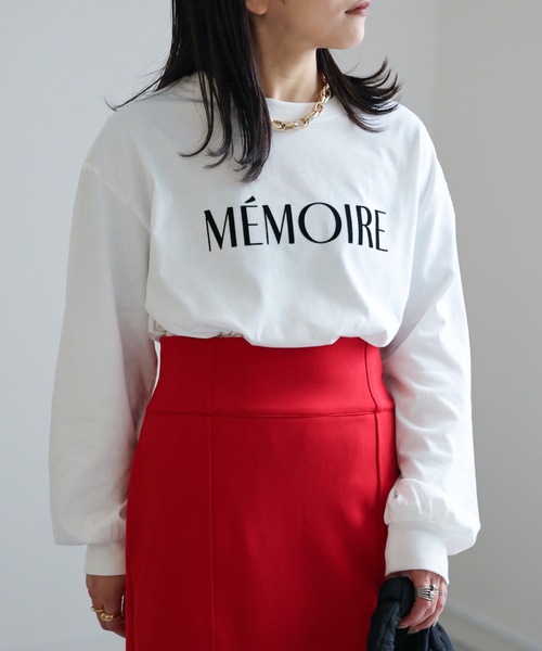 PEOPLESTYLEレトロ ロゴ プリントTシャツ ロンT ルーズ 男女兼用 PEOPLESTYLE(ピープルスタイル) Tシャツ・カットソー(メンズ