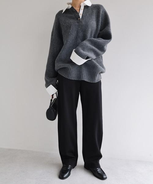 evernavy パンツ 「新色追加」ポンチカーブパンツ「4サイズ展開 S/M/L