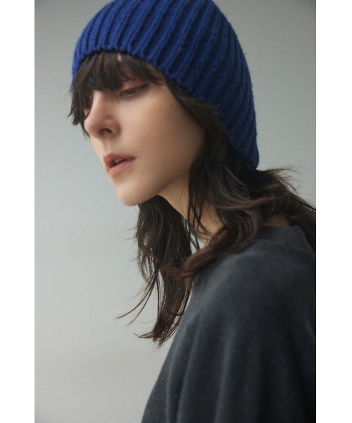 BLACK BY MOUSSY ニット帽 ニットキャップ knit hat(ニット