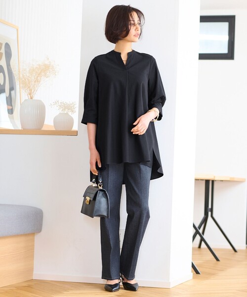 新品！自由区デニムパンツ　ジーンズ 自由区 ジーンズ デニム デニムパンツ 「洗える」ウスカルデニム