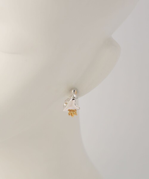 イヤリング 「LAPUIS」Coil Heart イヤリング レディースの画像