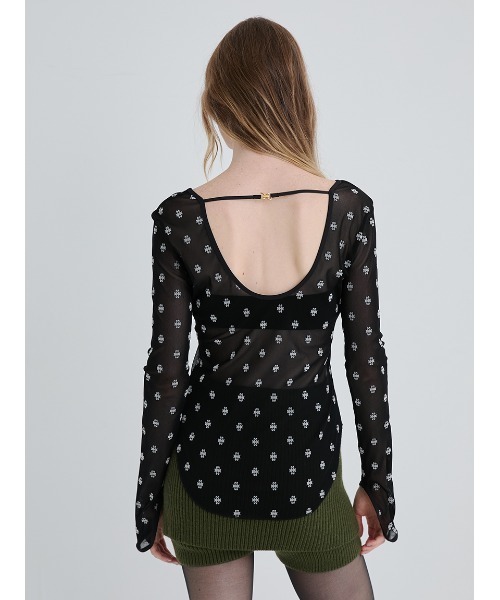 tシャツ 「人気商品につき待望の再入荷」SWAN LAKE U-NECK TOP/スワンレイク Uネックトップ レディースの画像