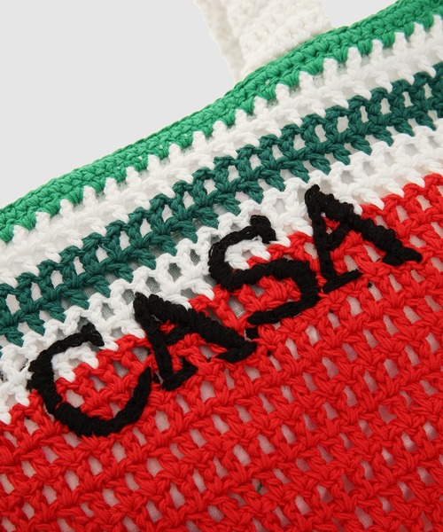 トートバッグ Casablanca Crochet Bag Casablanca トートバッグ KNIT COTTON CROCHET BAG メンズ