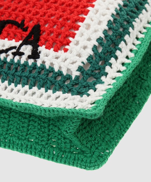 Casablanca トートバッグ KNIT COTTON CROCHET BAG メンズ