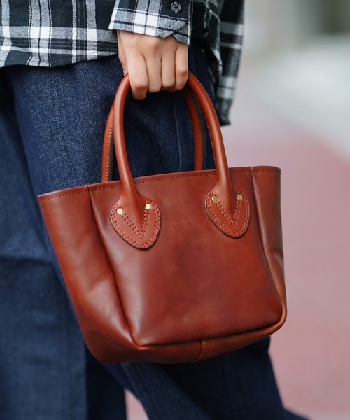 vasco（ヴァスコ） トートバッグ LEATHER OLD TOTE BAG -SMALL メンズ