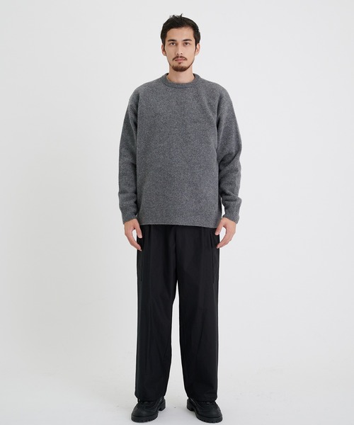 ATON tシャツ Tシャツ 「ATON/エイトン」WOOL MOHAIR CREWNECK SWEATER