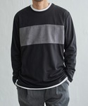 tシャツ ミニ裏毛切り替えロンT メンズの詳細画像3