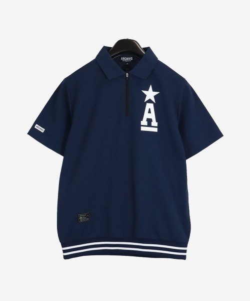 ARCHIVIO 青 ポロシャツ 48 中古 メンズ アルチビオ archivio 半袖ポロシャツ 48(L) 青