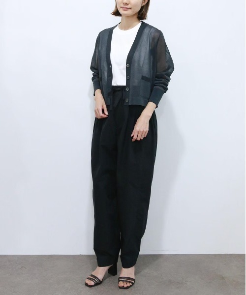 マリリンムーン  ブラックバックレースカーディガン R☆s セール】code embroidery cardigan（カーディガン/ボレロ）｜Marilyn