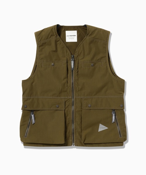 and wander ベスト ジレ wander/アンドワンダー tough aramid