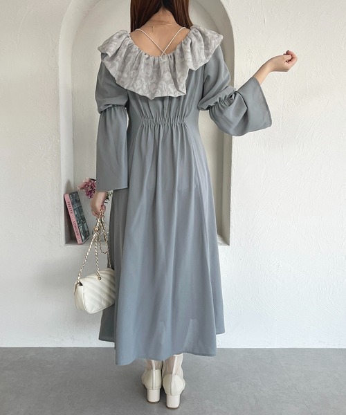 apres jour ワンピース French girly collection ケープデザインフレア  