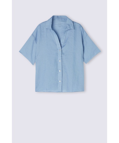Intimissimi tシャツ リネンファブリック 半袖シャツ レディース